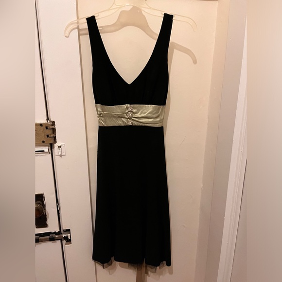 B Darlin Dresses & Skirts - LAST CALL: B Darlin Black and Sage Green Prom Dress